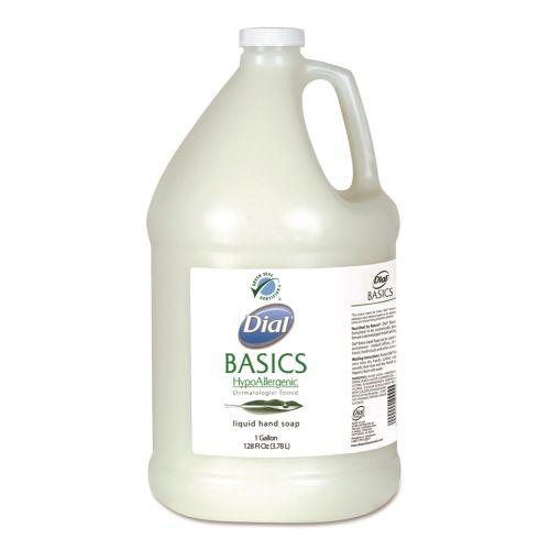 Dial® Basics Liquid Hand Soap, Green Seal Certified, 1 Gallon